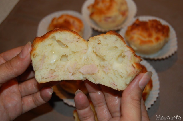 Muffin al prosciutto