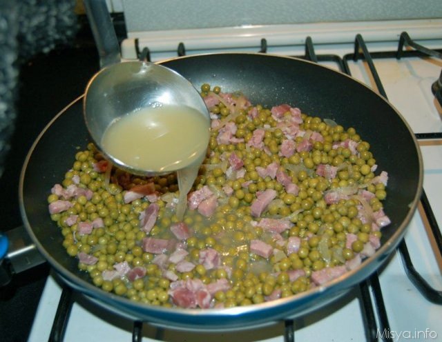 » Piselli con pancetta - Ricetta Piselli con pancetta di Misya