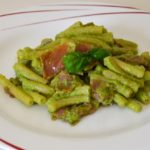 pasta prosciutto e pesto