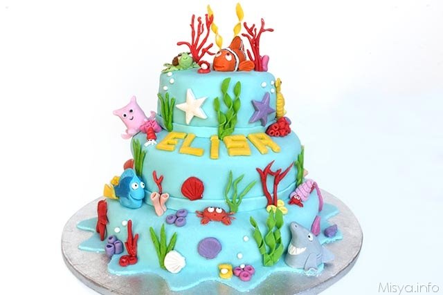 Torta Nemo a 3 piani