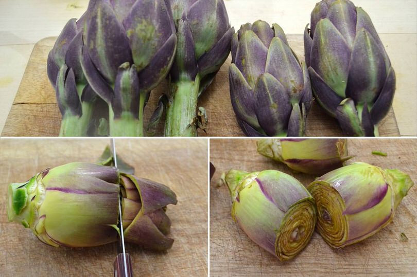 1 pulire carciofi