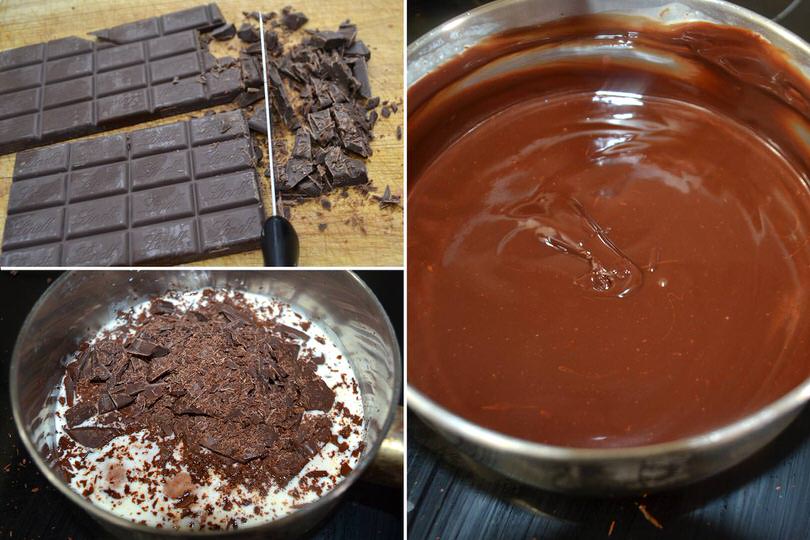 7 glassa al cioccolato