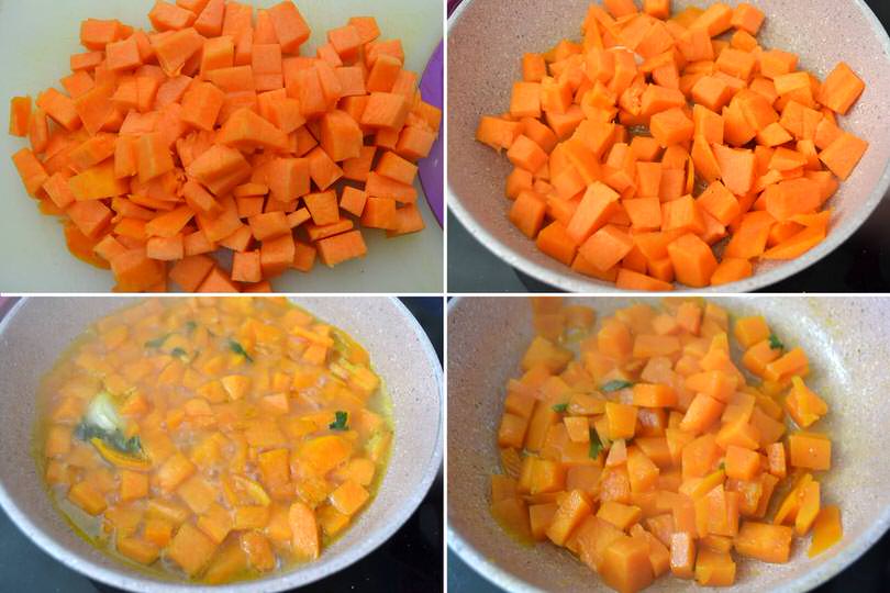 1 cuocere zucca
