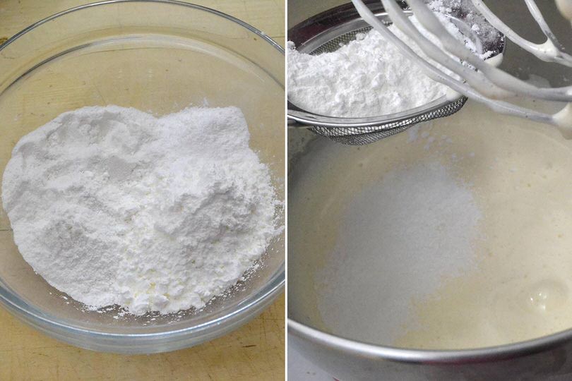 2 aggiungere farina di riso