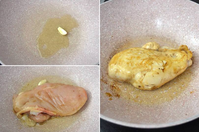 2 cuocere petto di pollo