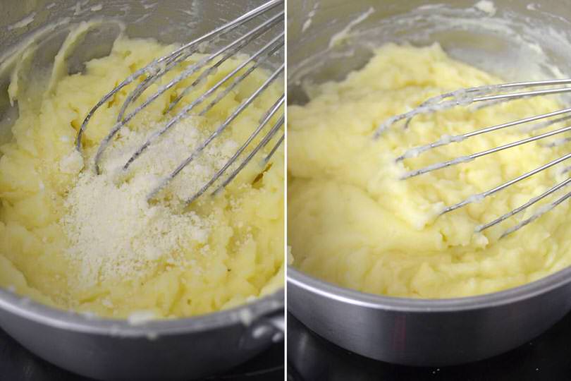 3 aggiungere parmigiano