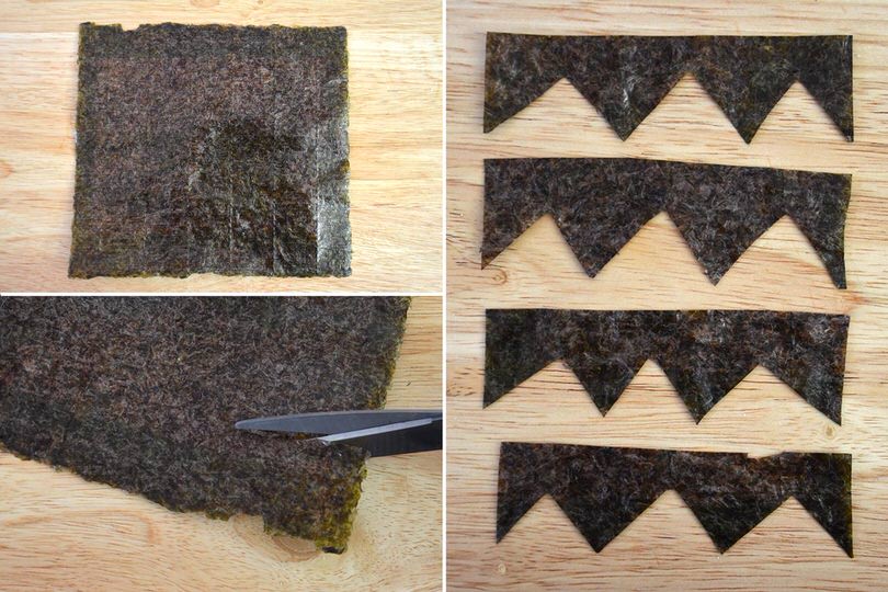 3 tagliare alga nori
