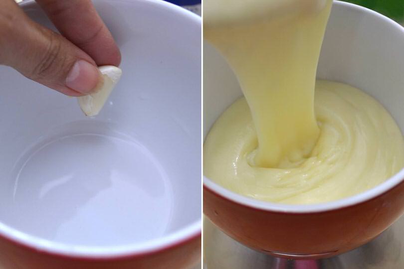 3 versare fonduta