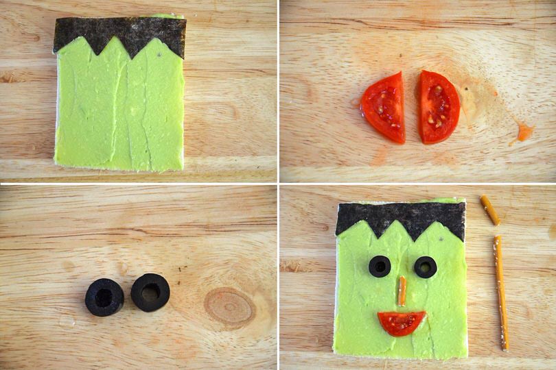 4 aggiungere olive e pomodorino