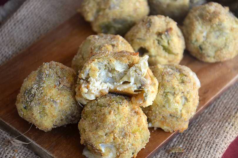 Polpette carciofi e ricotta