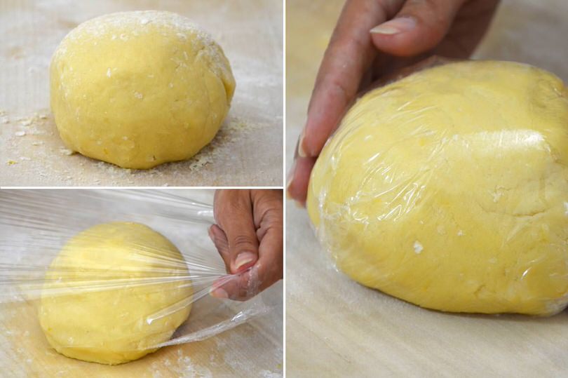 6 coprire con la pellicola