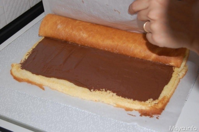 » Rotolo alla nutella - Ricetta Rotolo alla nutella di Misya