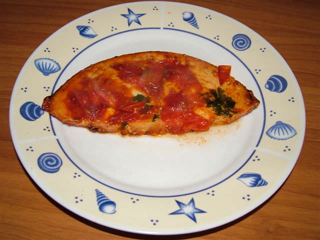 Pesce spada alla pizzaiola