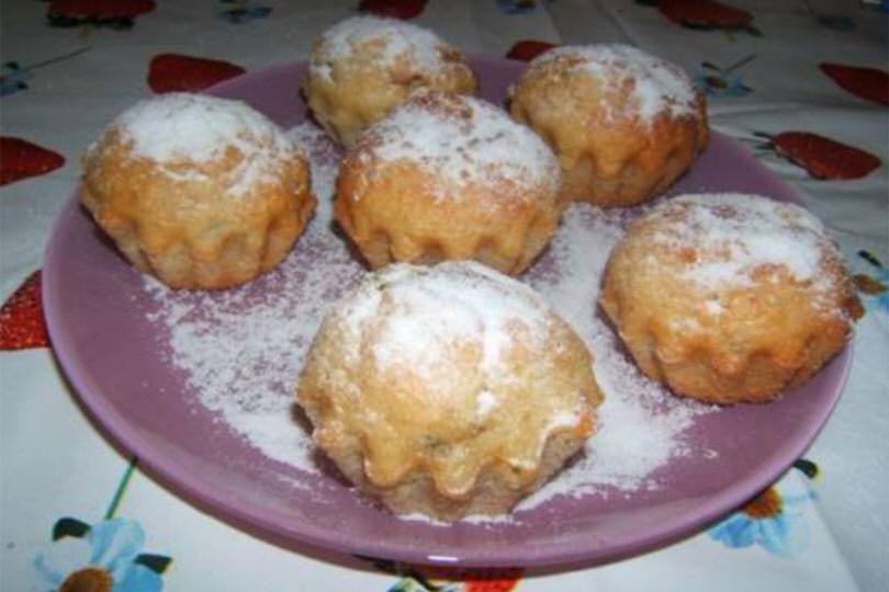 Muffin banana e mandorle