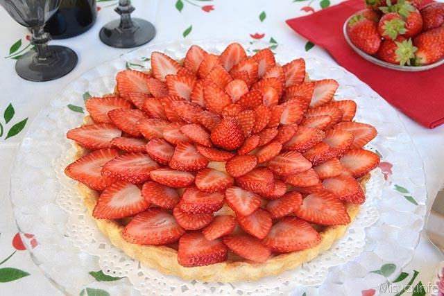 Crostata Alla Crema Crostata Alla Crema Con Fragole