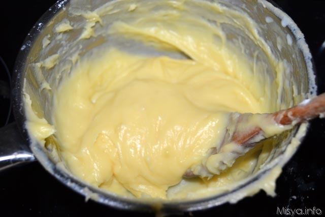 mescolare crema pasticcera