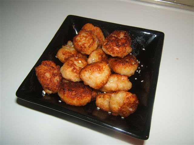Polpettine di salmone
