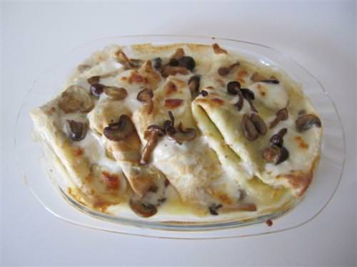 » Crespelle ai funghi - Ricetta Crespelle ai funghi di Misya