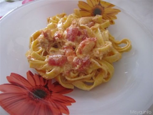 Tagliatelle alla polpa di granchio