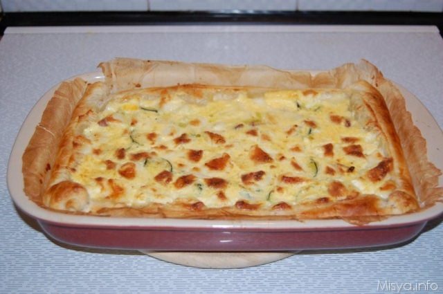 Torta salata con le zucchine