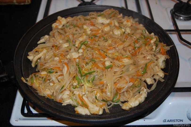 Spaghetti alla piastra