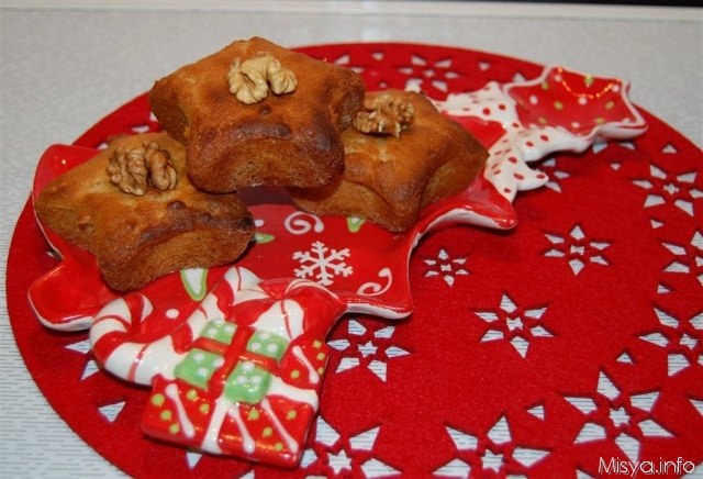 Muffin al miele e noci