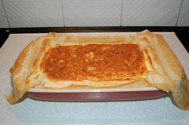 Torta salata salsiccia e stracchino