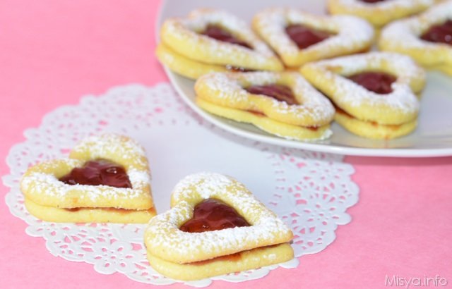 Biscotti di San Valentino al cioccolato