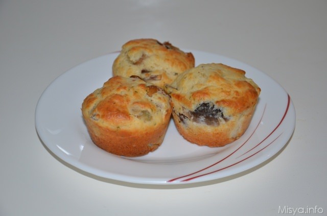 Muffin salati ai funghi