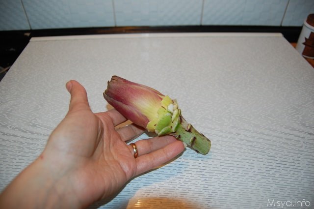 pulire carciofi