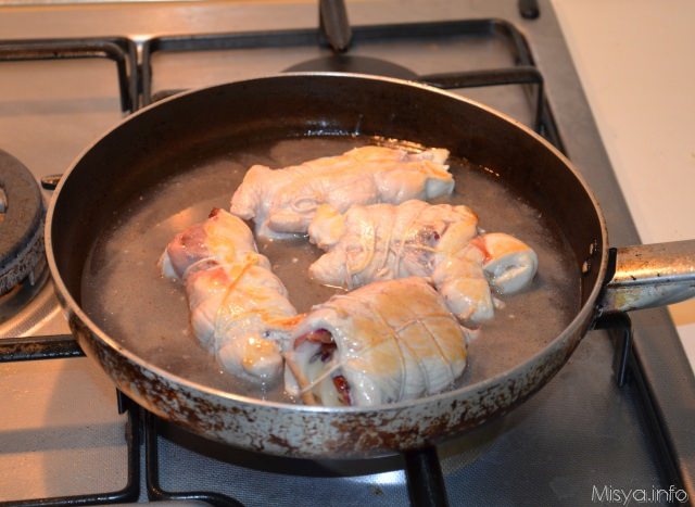 involtini di pollo al radicchio