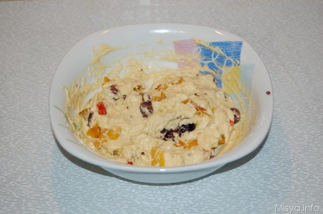 impasto muffin ai peperoni