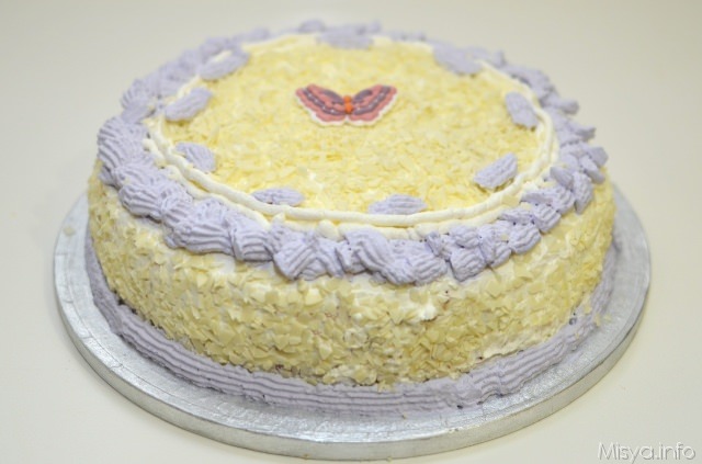 Torta al cioccolato bianco