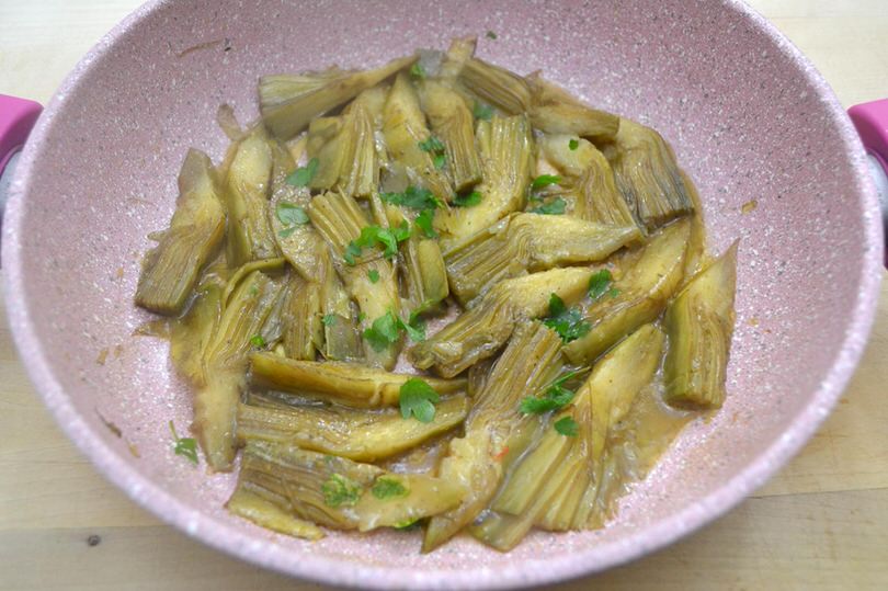 6 aggiungere prezzemolo