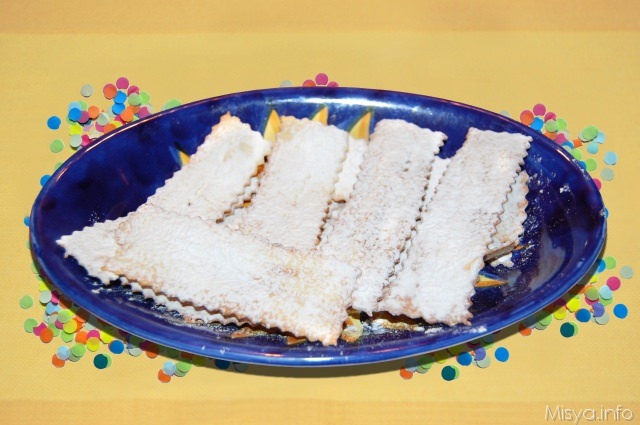 Chiacchiere al forno