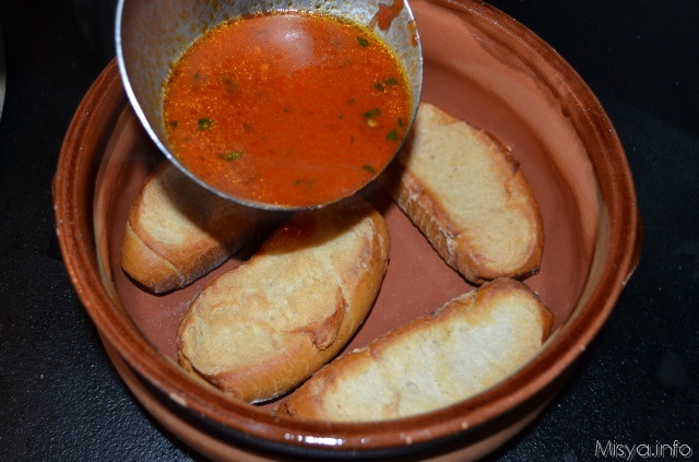 crostini per zuppa di cozze