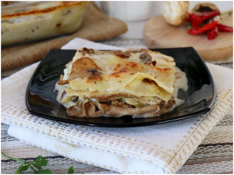 lasagne ai funghi porcini