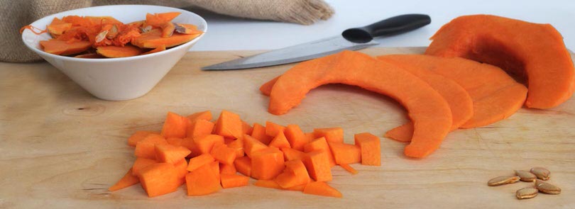 come pulire la zucca