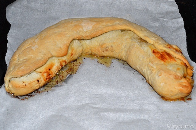 infornare il rotolo in forno già caldo