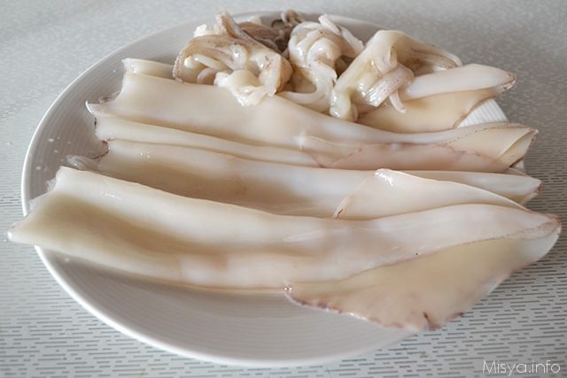 pulire i calamari