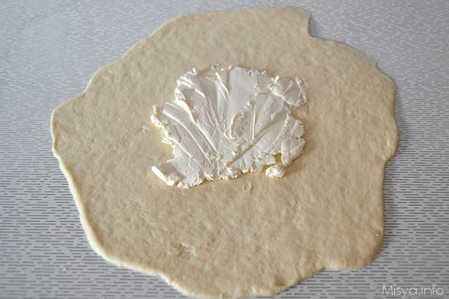 aggiungere formaggio spalmabile