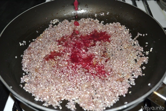 4 Risotto al melograno