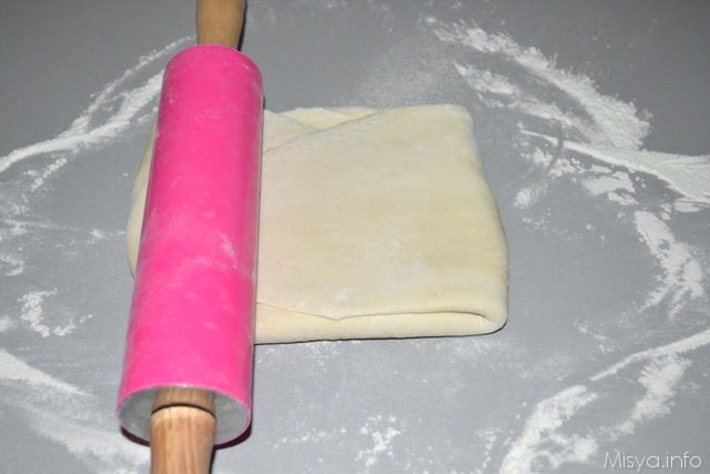5 stendere pastasfoglia ripiegata