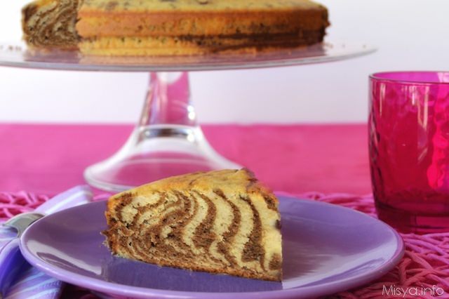 zebra cake fetta