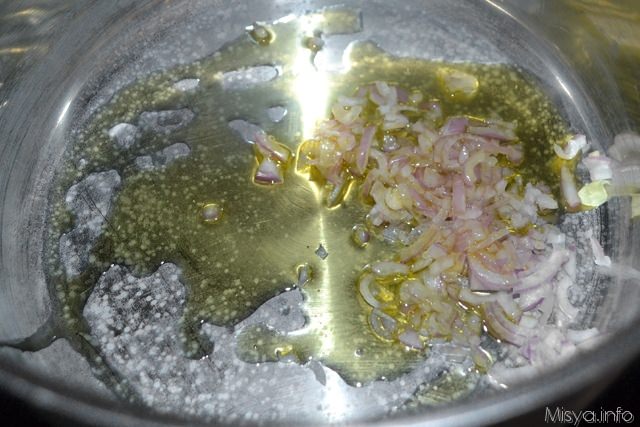 3 appassire scalogno