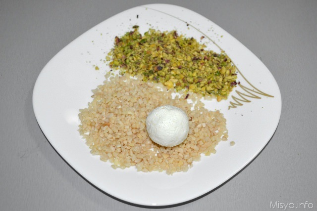 5 passare palline nella granella