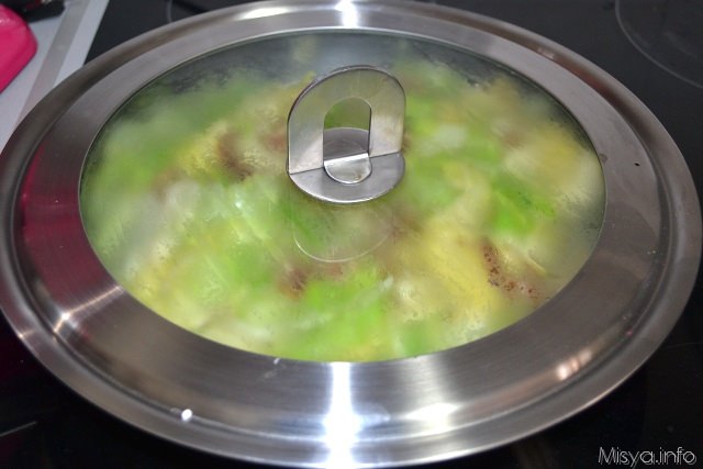 5 verza in padella coperta