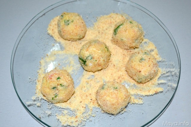 6 impanare polpette di pesce