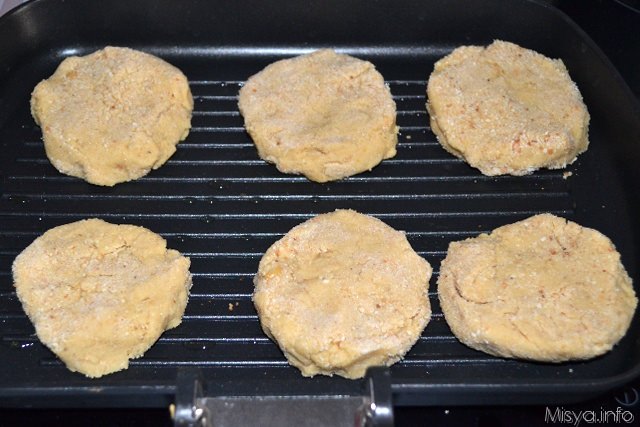 8 cuocere hamburger di ceci