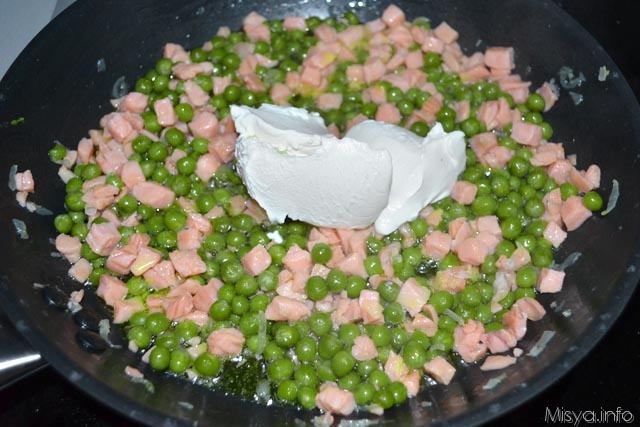 6 pasta piselli salmone